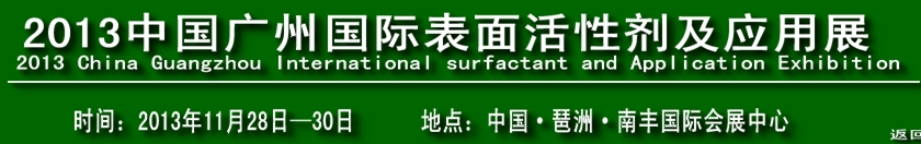 2013中國廣州國際表面活性劑及應(yīng)用展